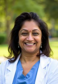 Meena Dave White Coat